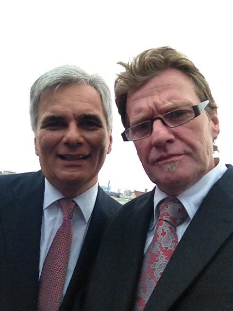 Alt Bundeskanzler Werner Faymann & Herbert Wallner