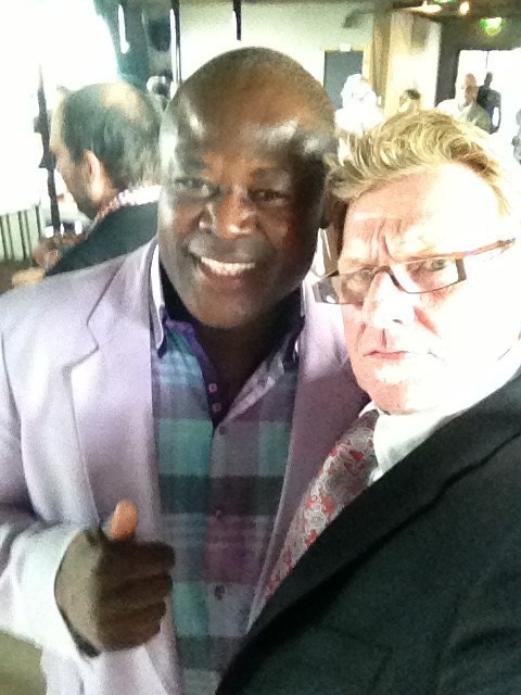 Boxer & Dancing Star Biko Botowamungo & Herbert Wallner